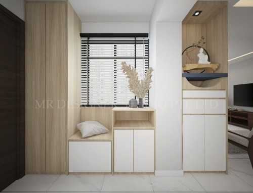 Scandinavian Entryway at 5 pine close