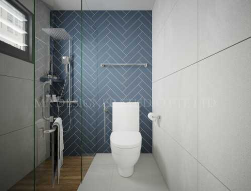 Scandinavian Bathroom at 5 pine close