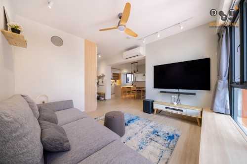 Scandinavian Living Room at 445 Clementi