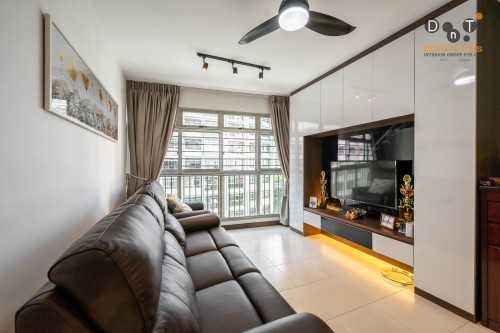 Contemporary Living Room at Compassvale Link