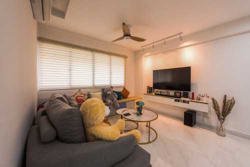 Modern Living Room at Toh Guan Rd