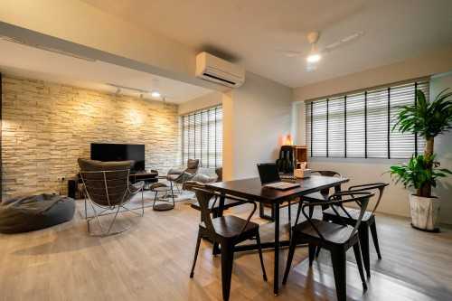 Industrial Dining Room at Bukit Panjang | Senja Parc View