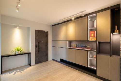 Industrial Living Room at Bukit Panjang | Senja Parc View