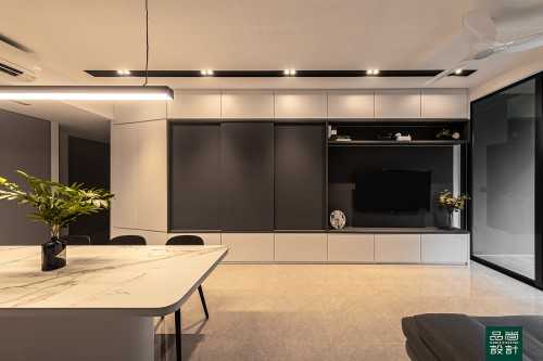 Modern Living Room at The Tapestry