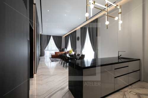 Contemporary Kitchen at How Sun Drive