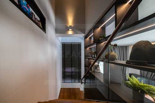 Contemporary Living Room at How Sun Drive