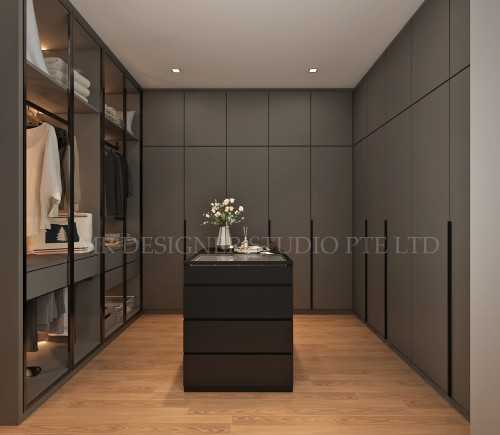 Modern Bedroom at changi rise no 12