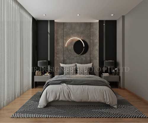 Modern Bedroom at changi rise no 12