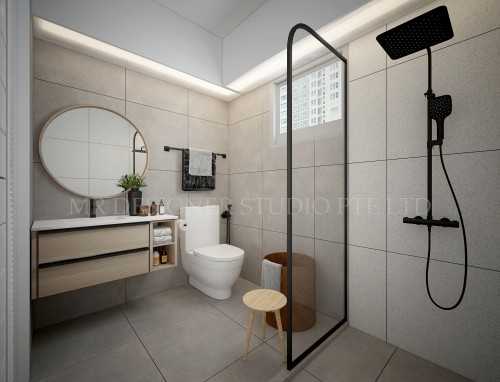 Eclectic Bathroom at tampines green verge 624A
