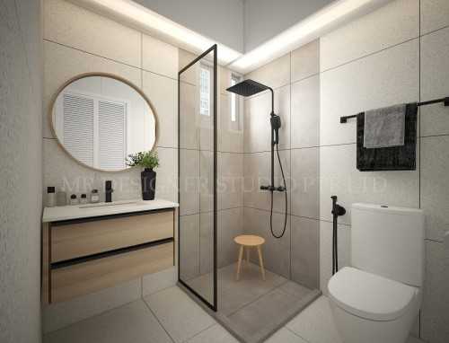 Eclectic Bathroom at tampines green verge 624A