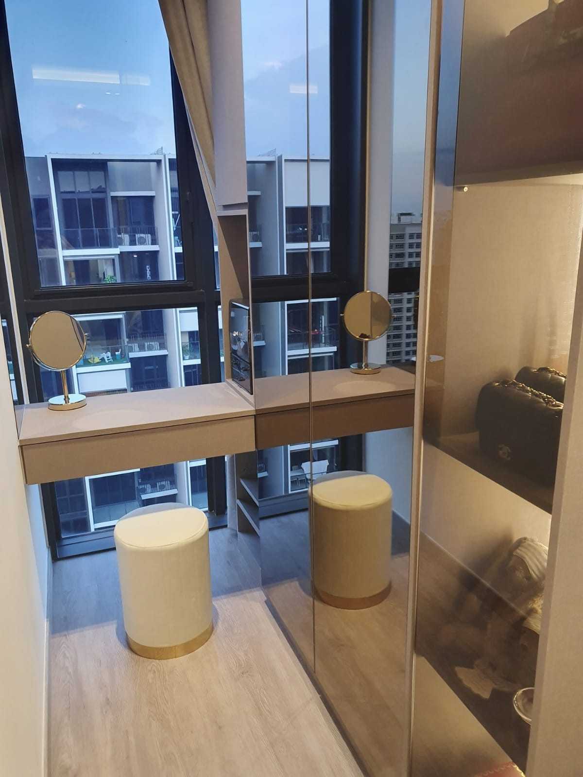 Contemporary Bedroom with Cove Lighting and Wardrobe