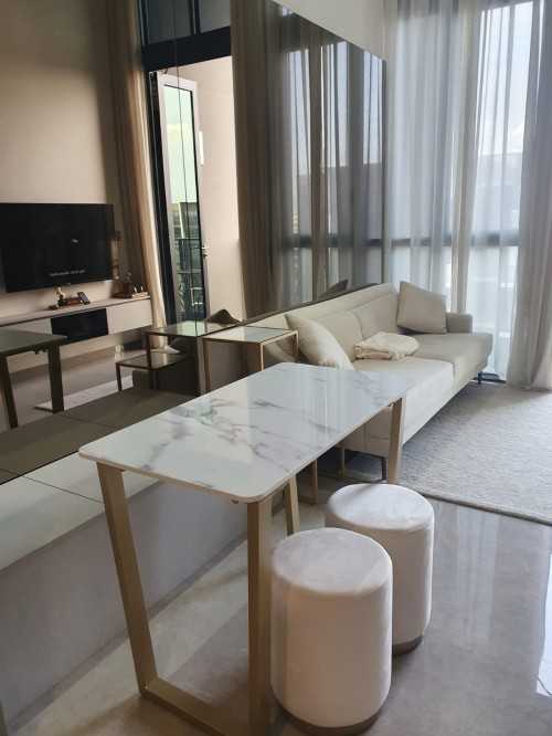 Contemporary Living Room at the tapestry 55