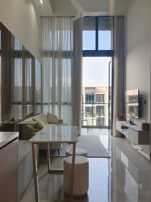 Contemporary Living Room at the tapestry 55