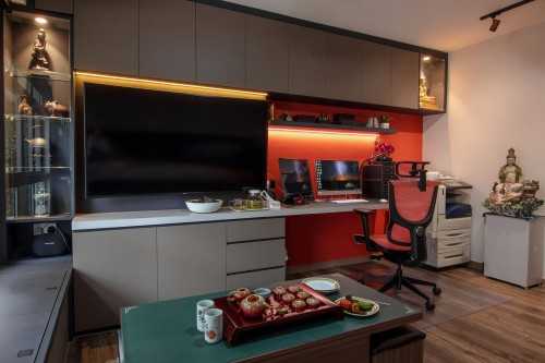 Asian Living Room at 154A Bedok South @ Studio HDB