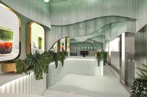 Contemporary Shopfront at Bober Tea Boon Lay Way