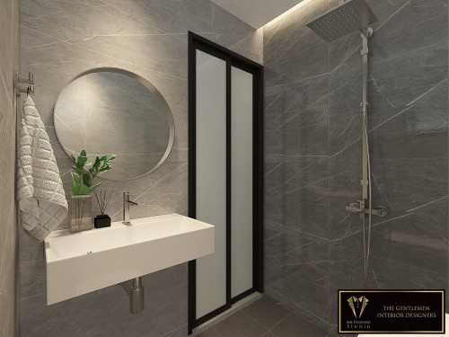Contemporary Bathroom at ang mo kio blk 107
