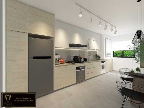 Contemporary Kitchen at ang mo kio blk 107