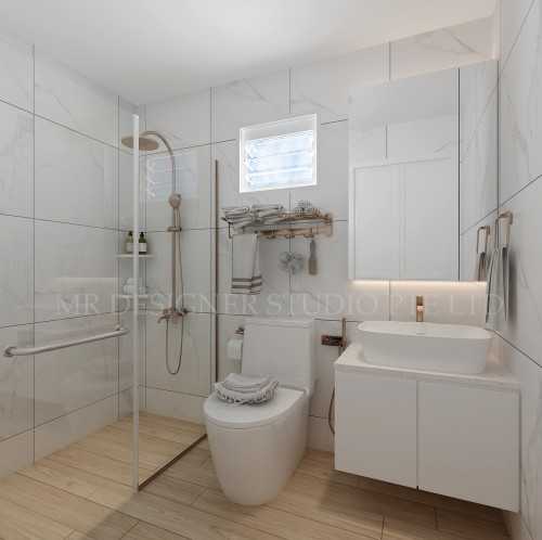 Scandinavian Bathroom at toa pa yoh central 790