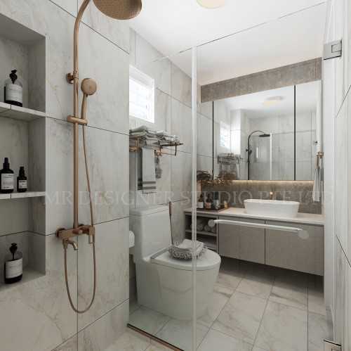 Scandinavian Bathroom at toa pa yoh central 790