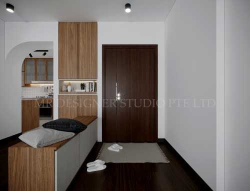 Contemporary Entryway at upper serangoon 471D
