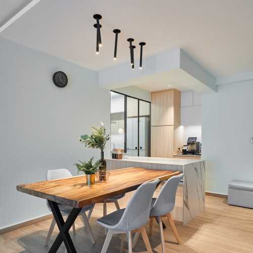 Scandinavian Dining Room at Fernvale Link