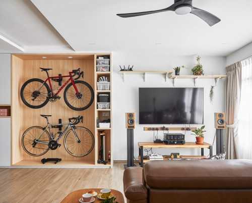 Scandinavian Living Room at Fernvale Link