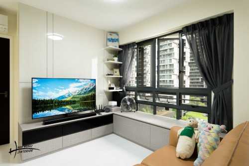 Modern Living Room at 94 Dawson