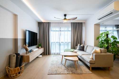 Scandinavian Living Room at Ang Mo Kio | 350 Ang mo kio