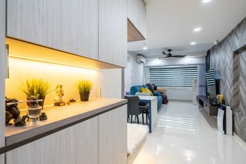 Modern Living Room at Woodlands | 368 Woodlands