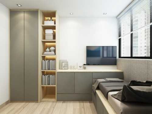 Scandinavian Bedroom at montebleu 8 minbu road