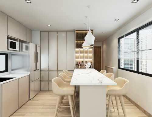 Scandinavian Kitchen at montebleu 8 minbu road