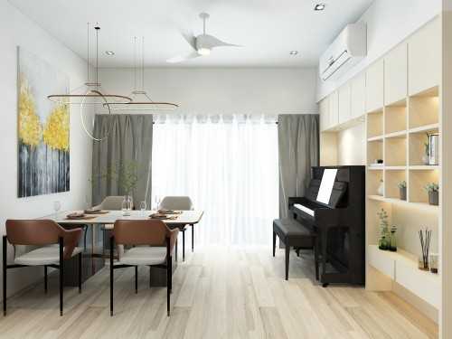 Scandinavian Dining Room at montebleu 8 minbu road