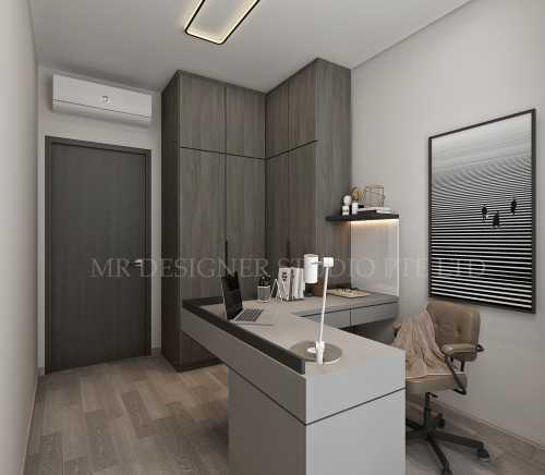 Contemporary Bedroom at la fiesta sengkang square