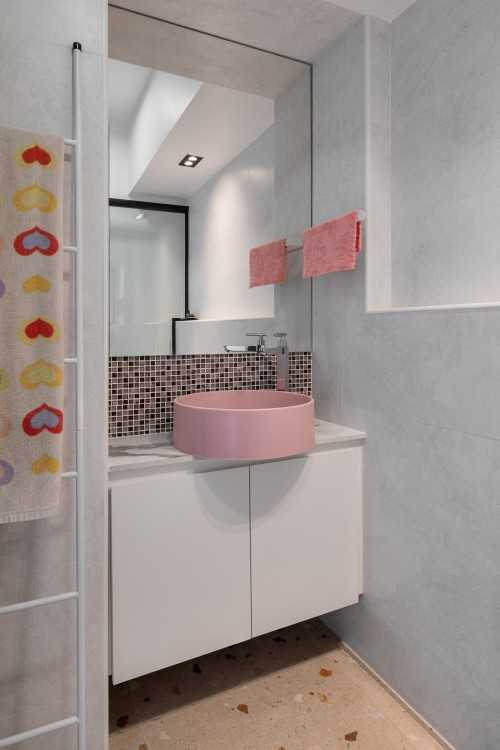 Contemporary Bathroom at hougang 167