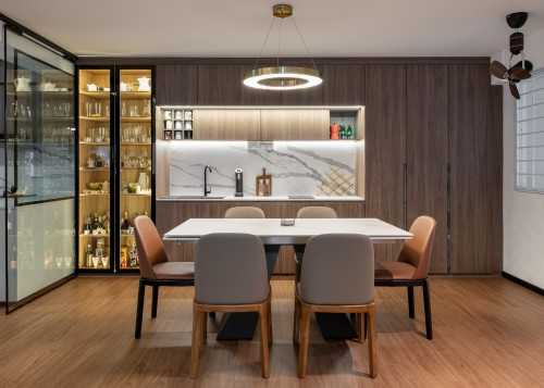 Contemporary Pantry at hougang 167