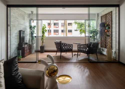 Contemporary Living Room at hougang 167