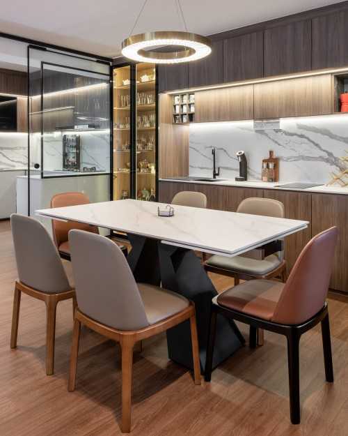 Contemporary Living Room at hougang 167