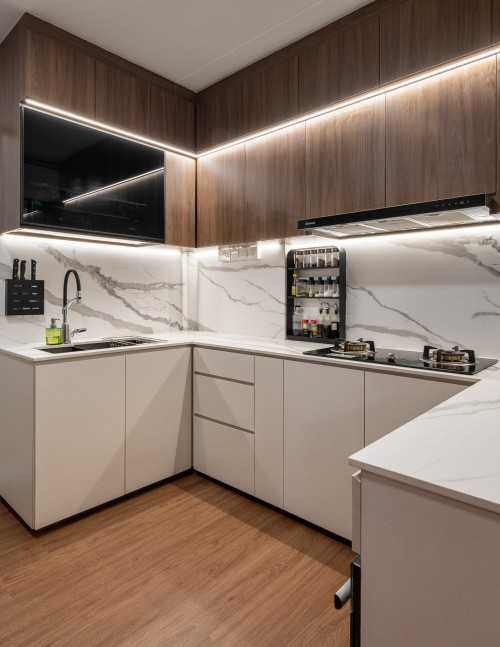 Contemporary Kitchen at hougang 167