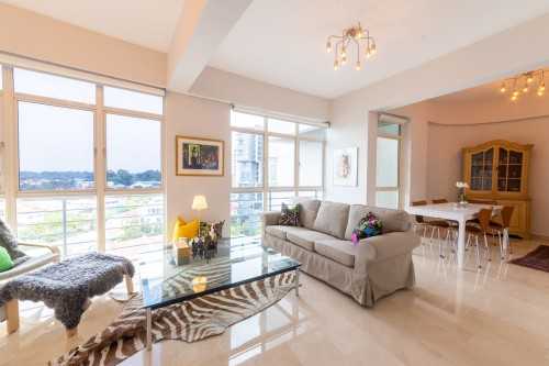 Contemporary Living Room at 35 Robin Road