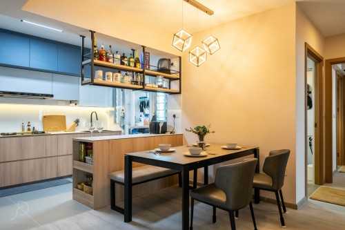 Scandinavian Dining Room at Punggol | Waterfront II