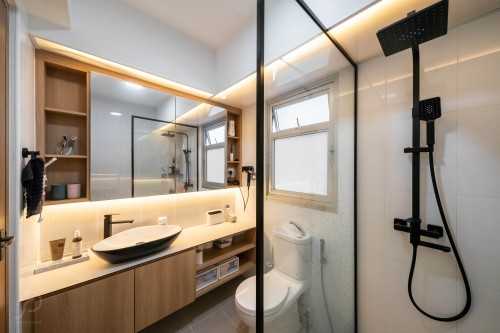 Scandinavian Bathroom at Punggol | Waterfront II