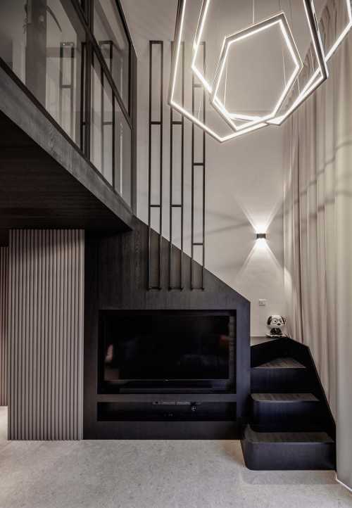 Contemporary Living Room at Rivertrees