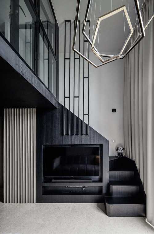 Contemporary Living Room at Rivertrees
