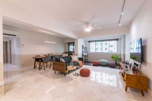 Modern Living Room at 327 Sembawang