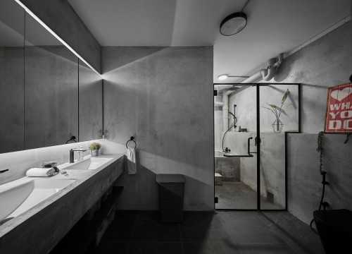 Industrial Bathroom at Tampines Avenue 5