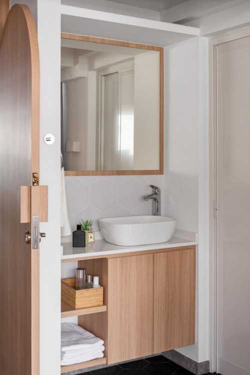 Minimalist Bathroom at 640 Rowell Road