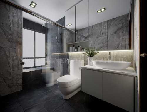 Contemporary Bathroom at simei lane 167C
