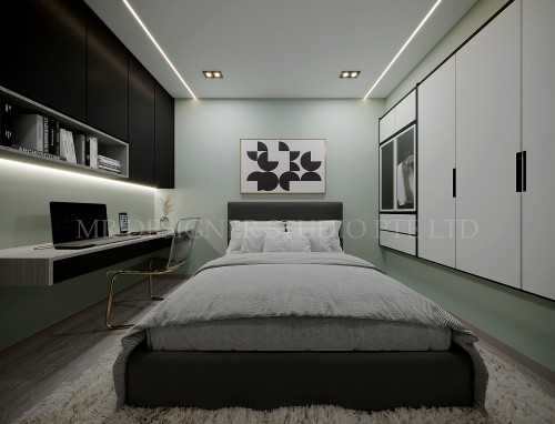Contemporary Bedroom at simei lane 167C