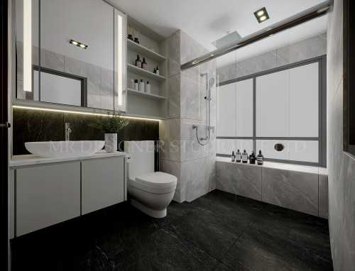 Contemporary Bathroom at simei lane 167C