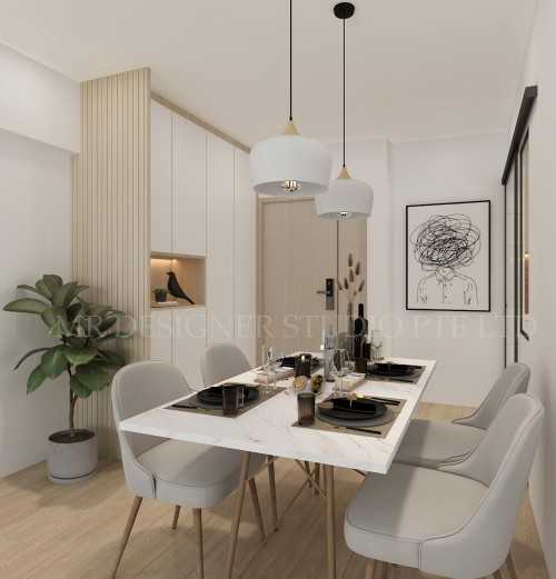 Scandinavian Living Room at sengkang way 461C